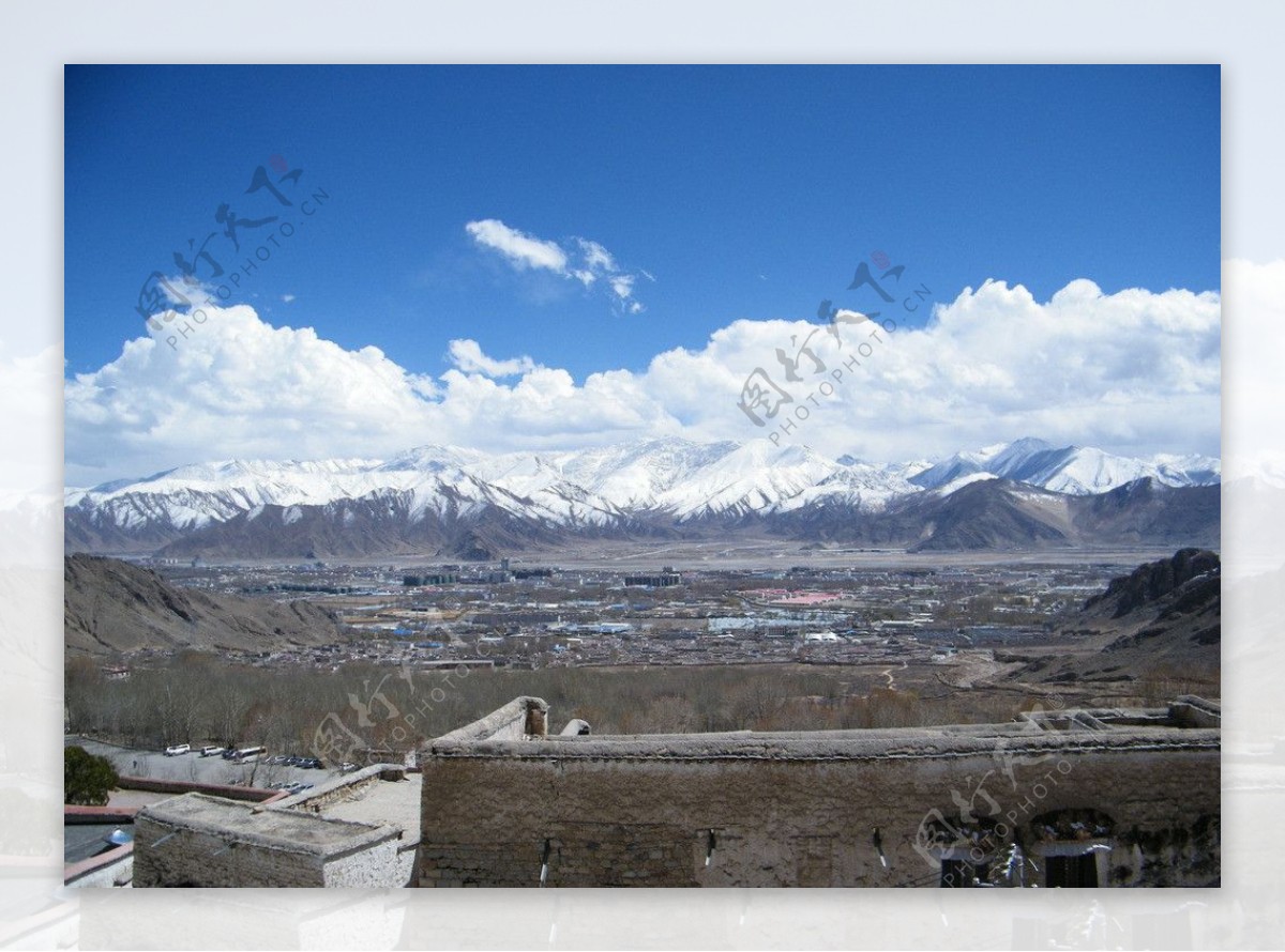 西藏拉萨哲蚌寺图片