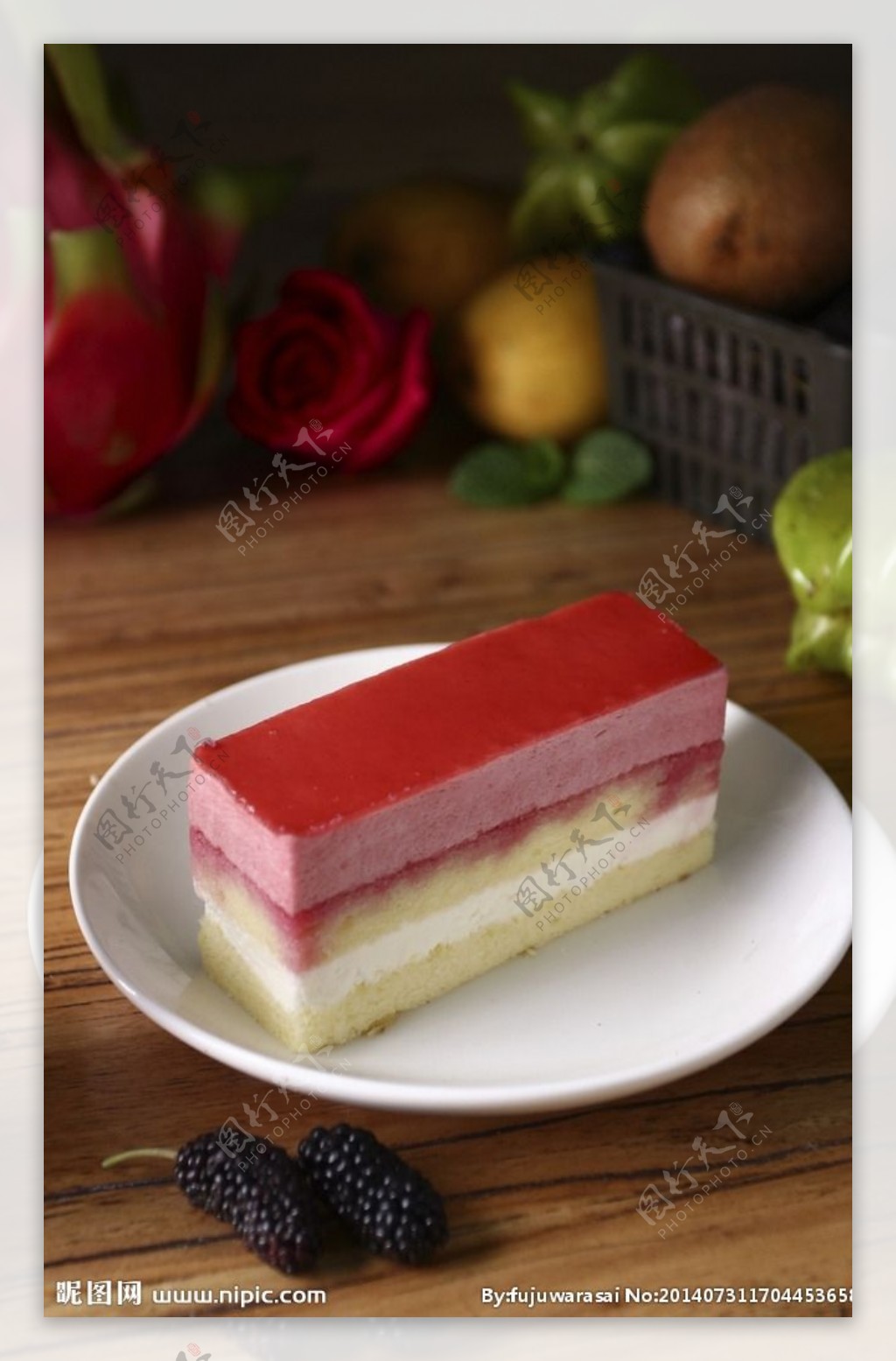 红莓酸奶图片