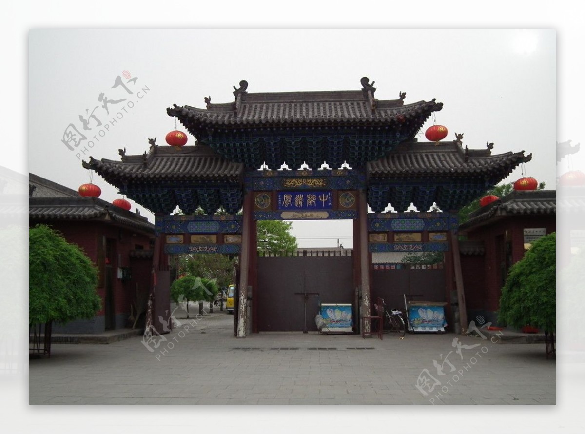 双林寺的大门图片
