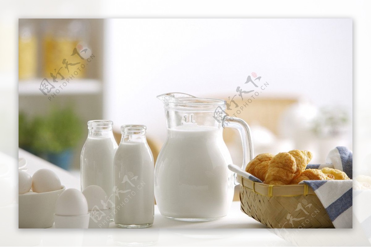 牛奶食物图片
