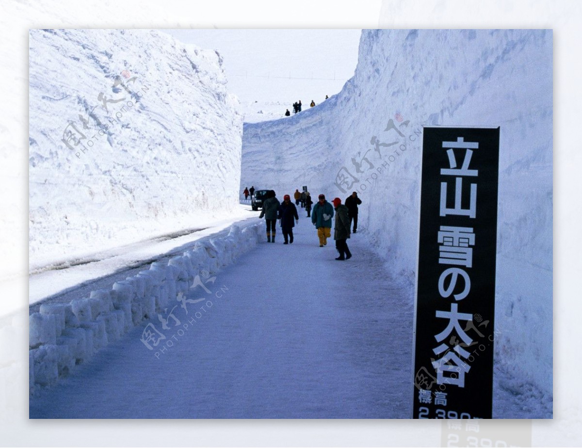 黑部立山雪之大谷图片