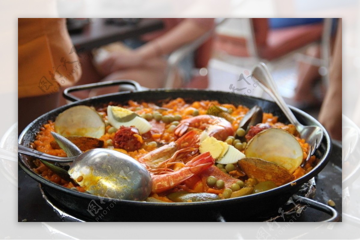 西班牙海鲜饭图片