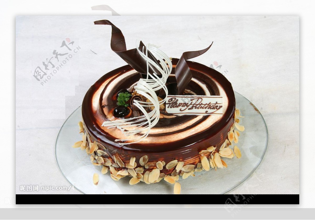 巧克力蛋糕图片素材-编号15555092-图行天下