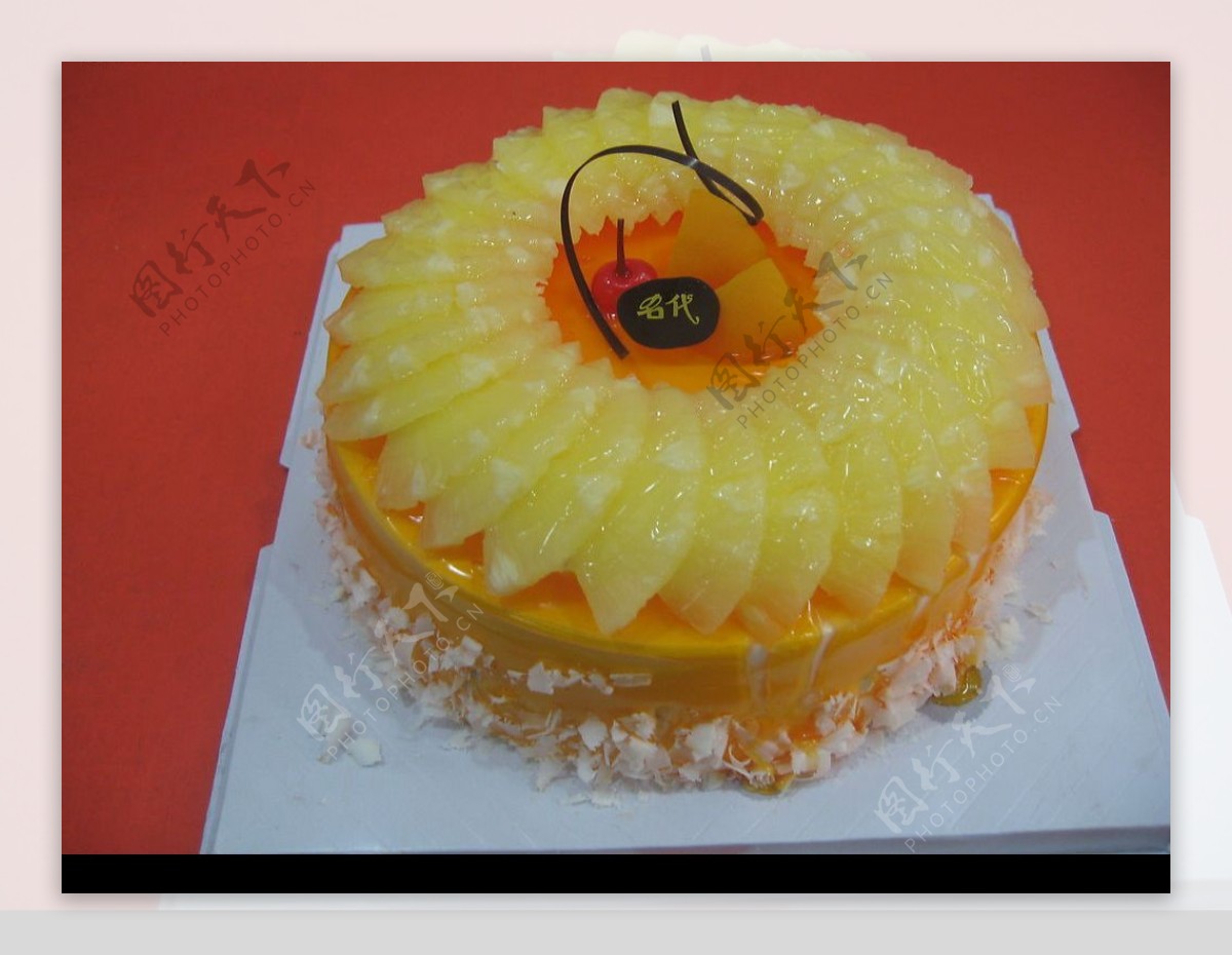 菠萝蛋糕图片