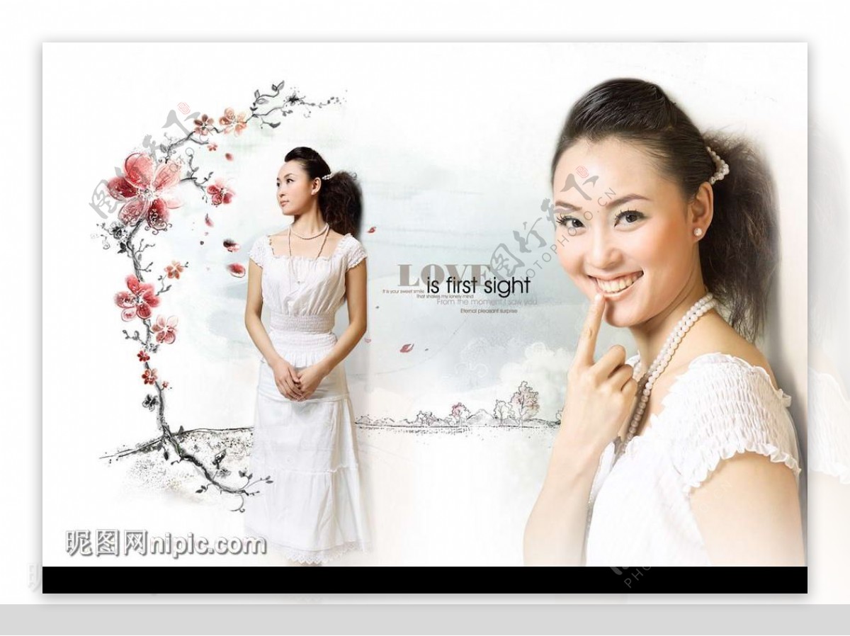 韩国婚纱模板素材图片
