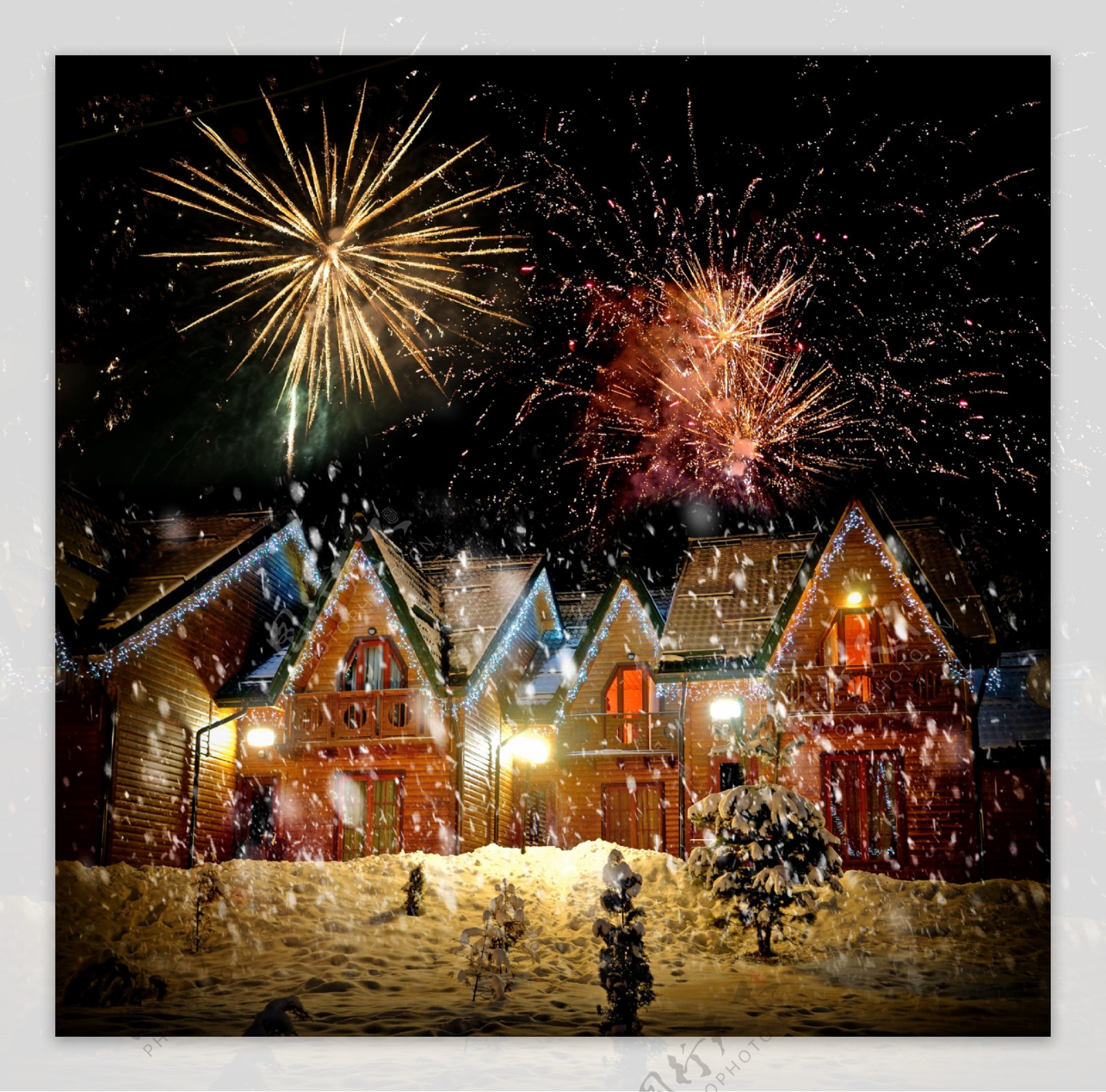 Snowy Christmas Night Wallpapers - Top Free Snowy Christmas Night ...