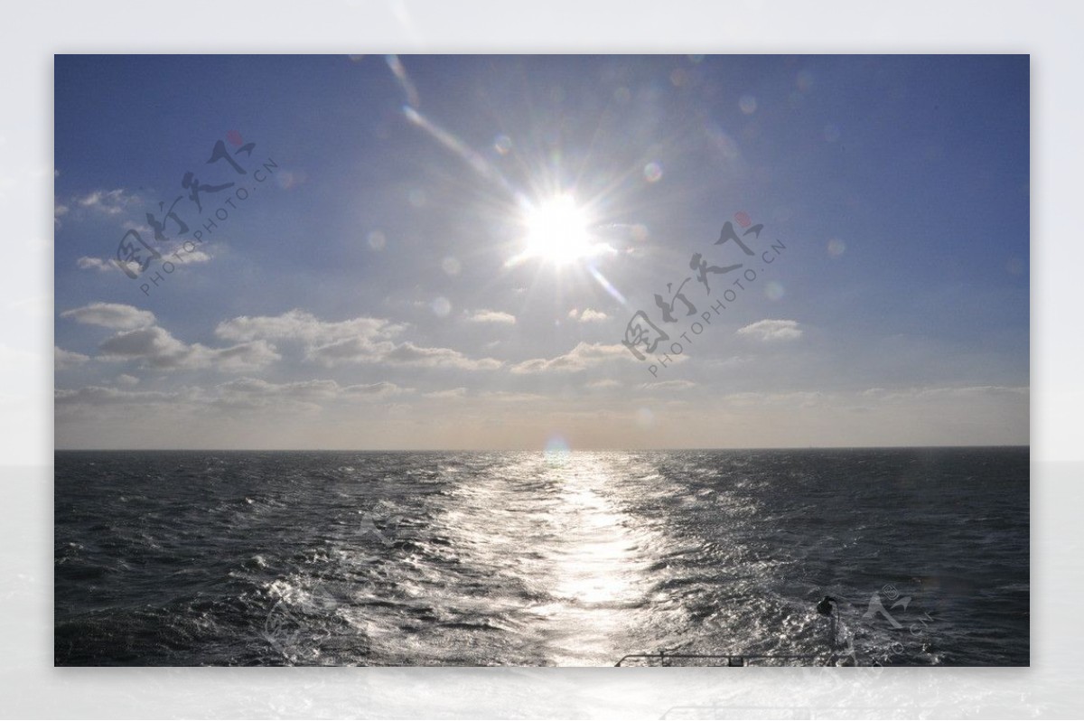 海洋日落图片