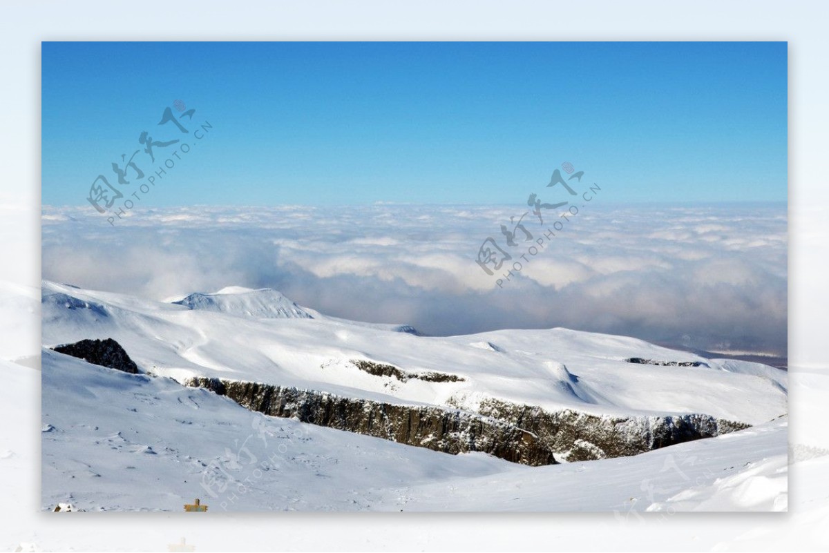 冰雪长白山图片