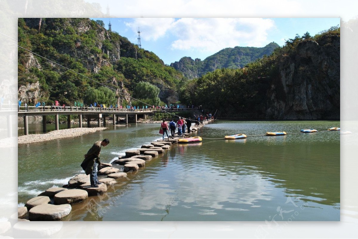 冰峪沟风景图片