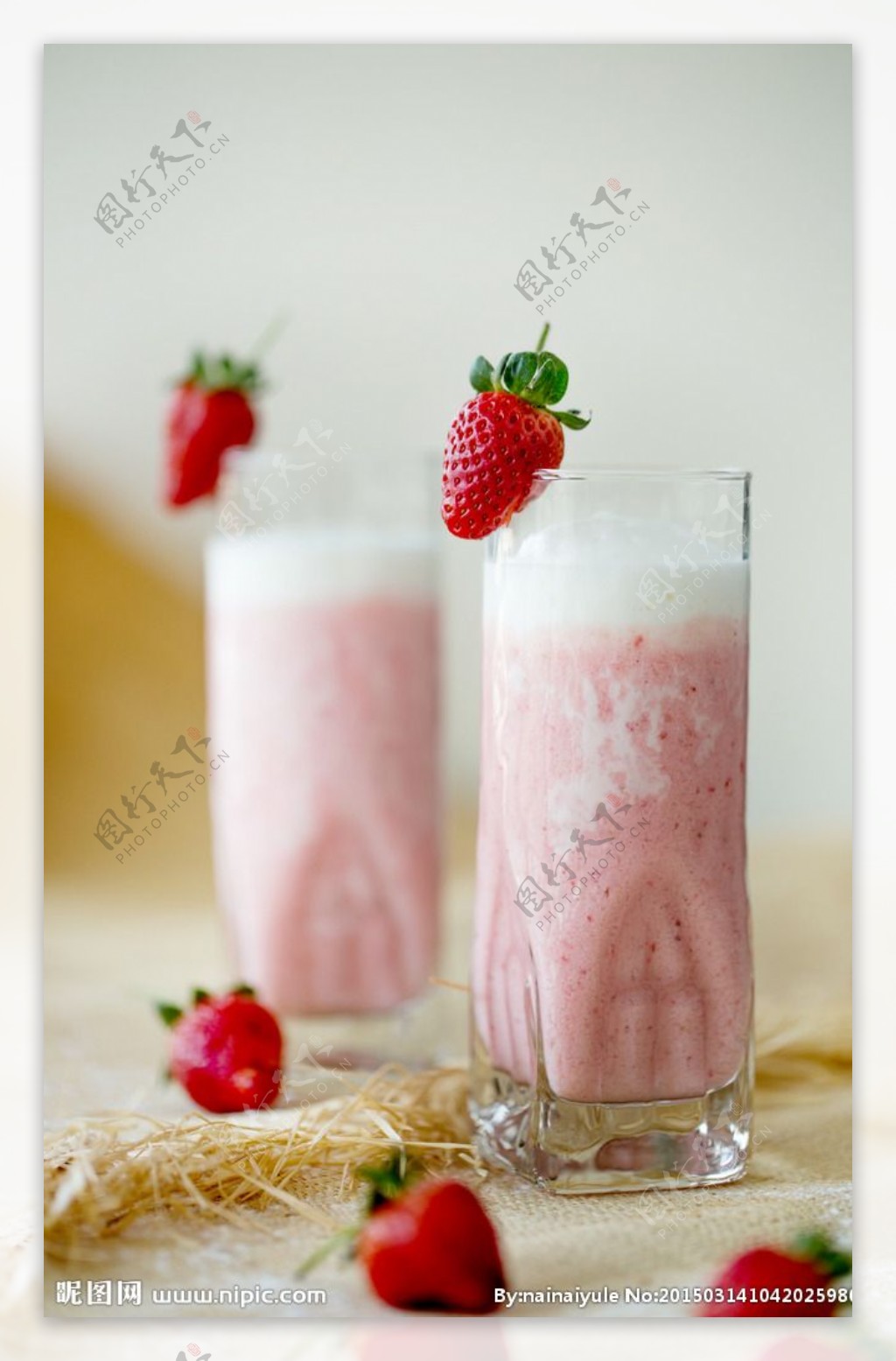草莓奶昔图片素材-编号39295771-图行天下