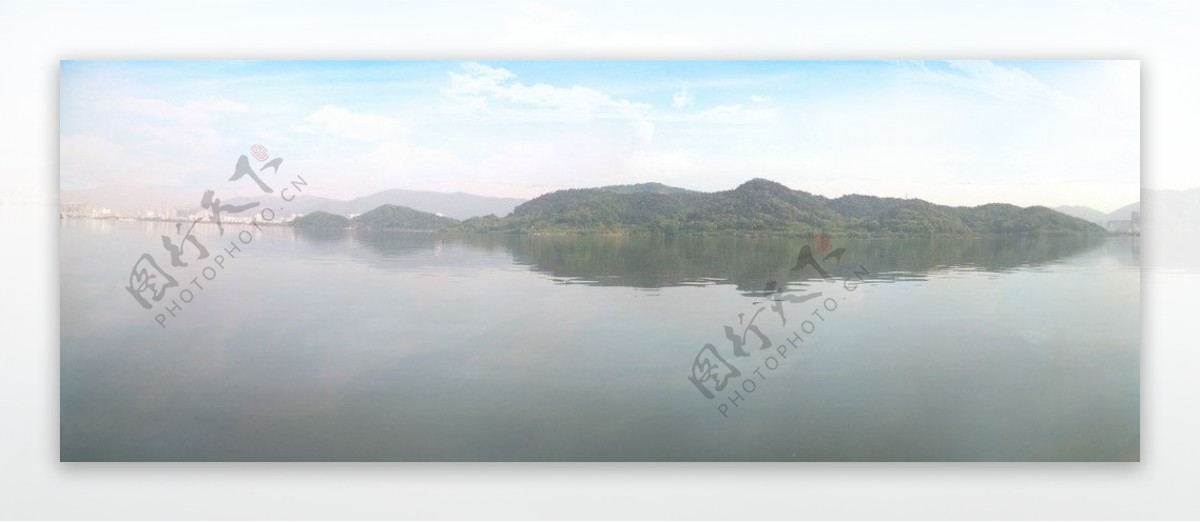 磁湖团城山全景图图片