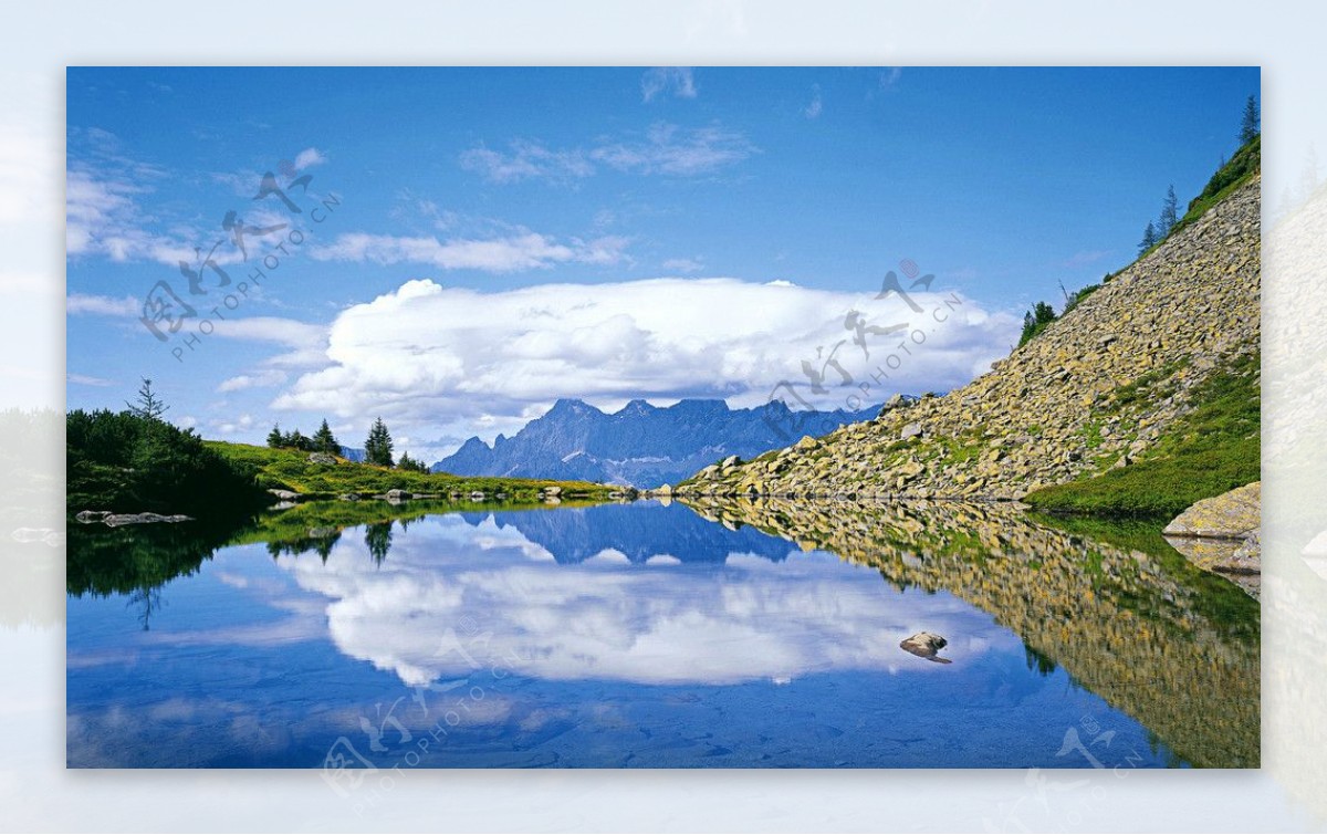奥地利山水风景图片