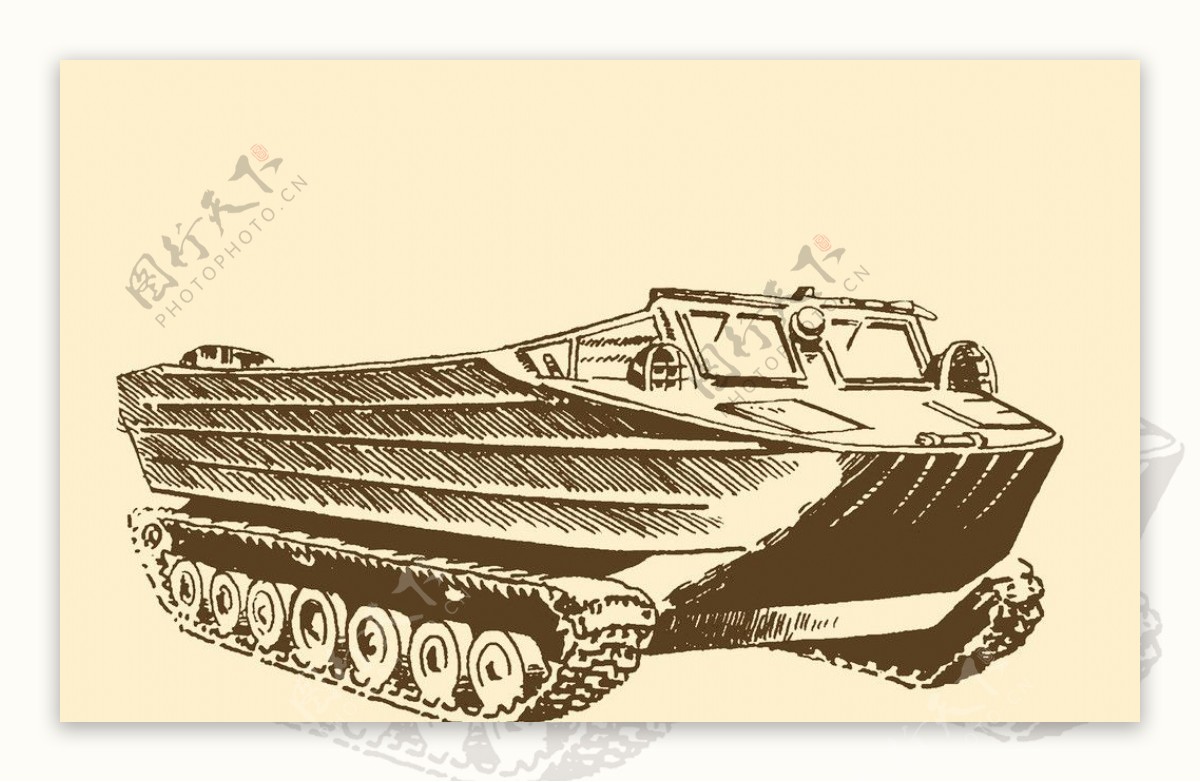 苏联k61式水陆输送车图片