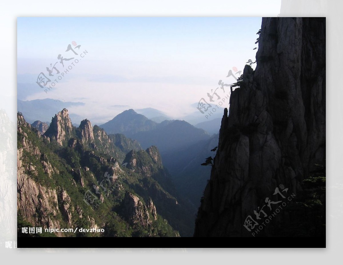 黄山险峰图片