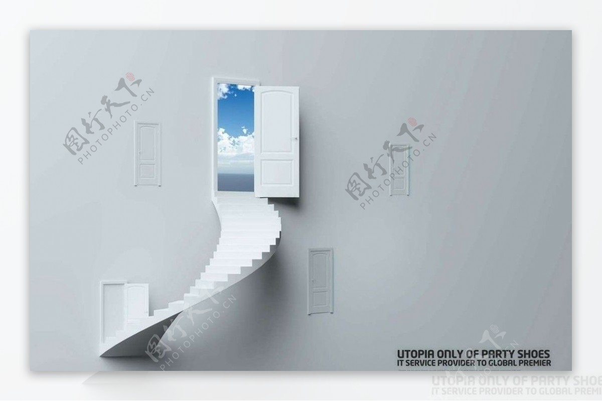 抽象天阶楼梯图片