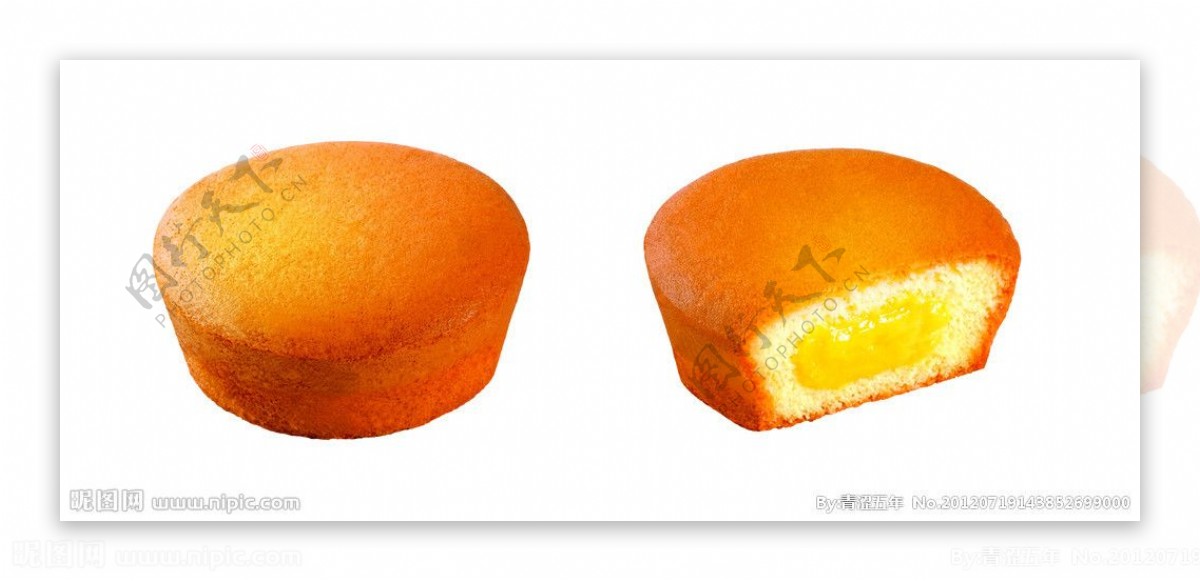 蛋黄派图片