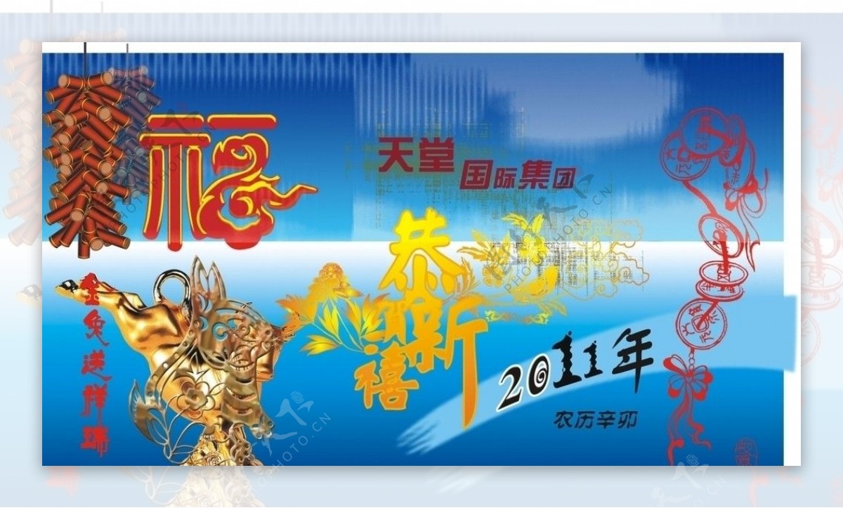 2011金兔送祥瑞图片