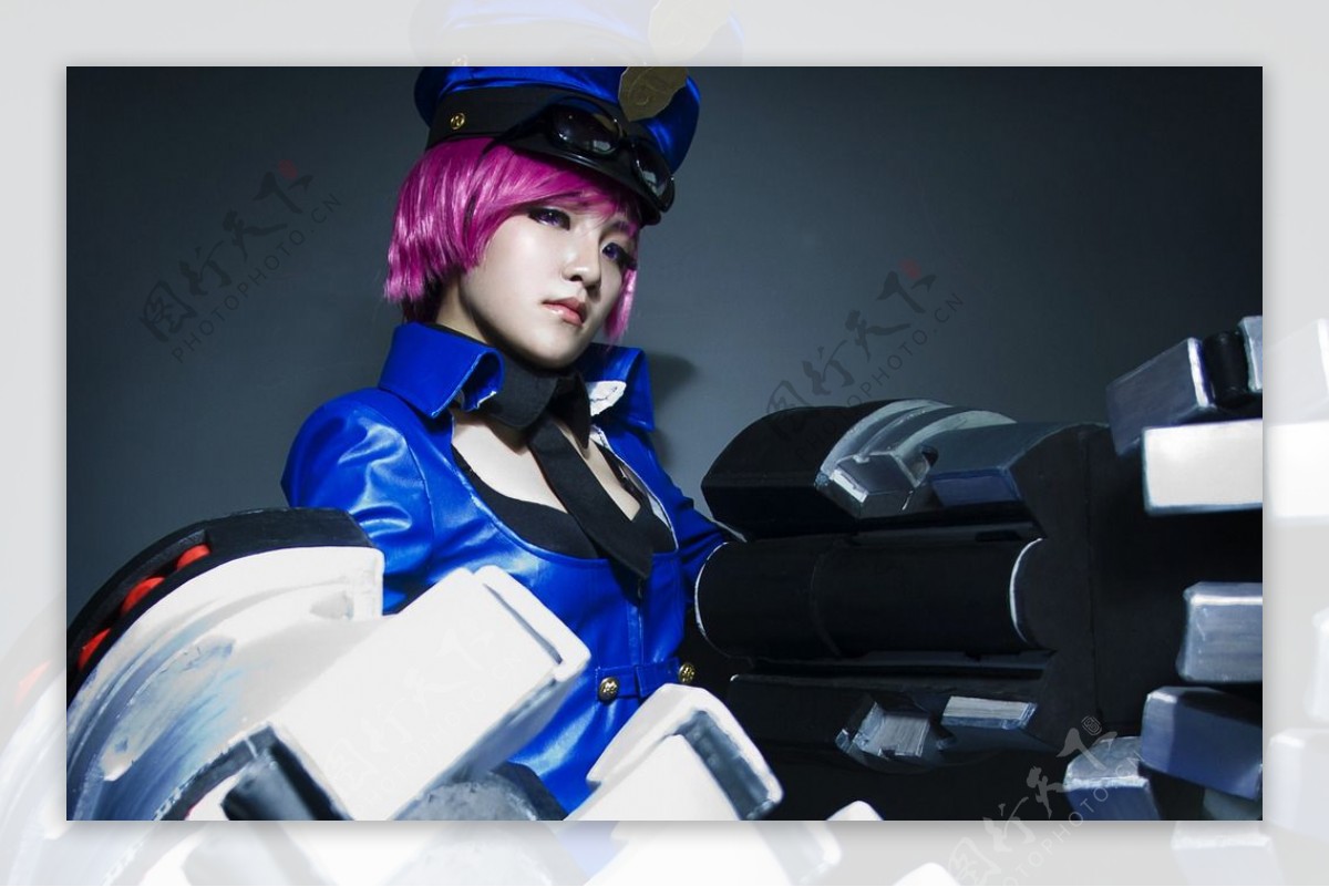 英雄联盟蔚coslol图片素材-编号16720371-图行天下