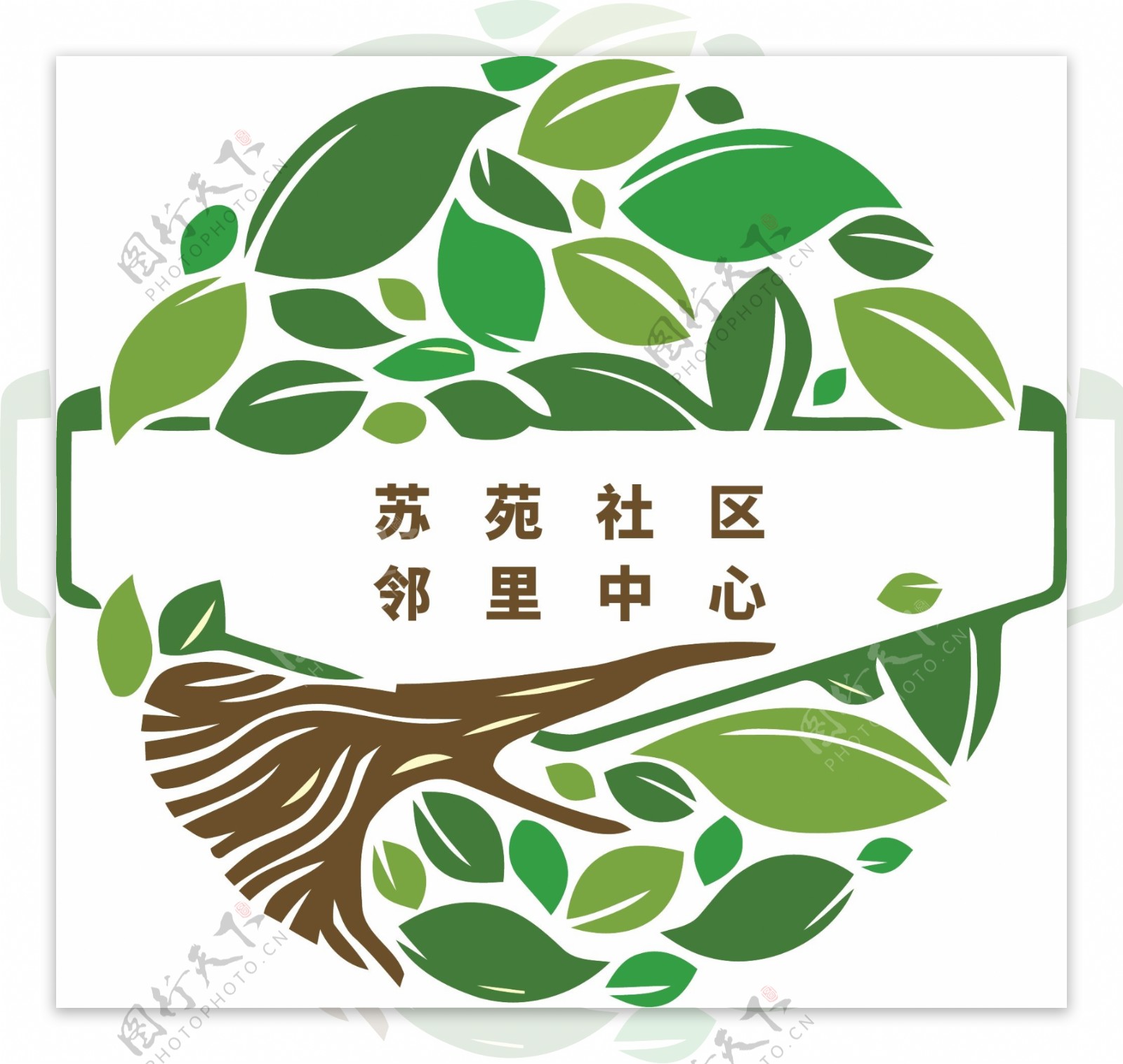 绿色环保Logo图片