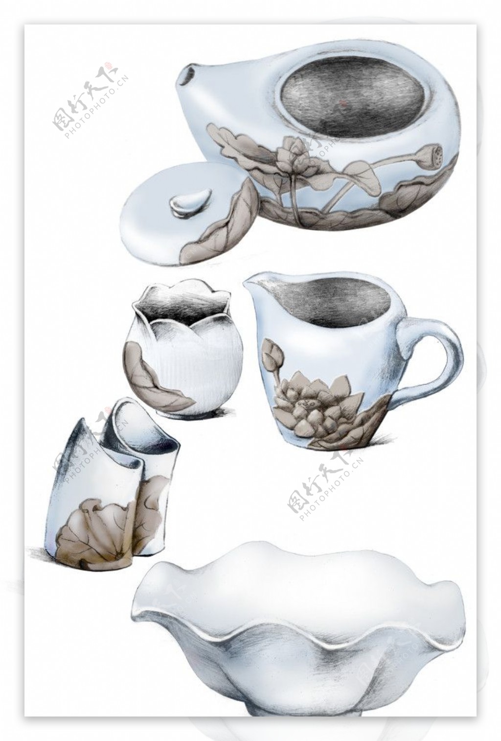 茶具设计图片