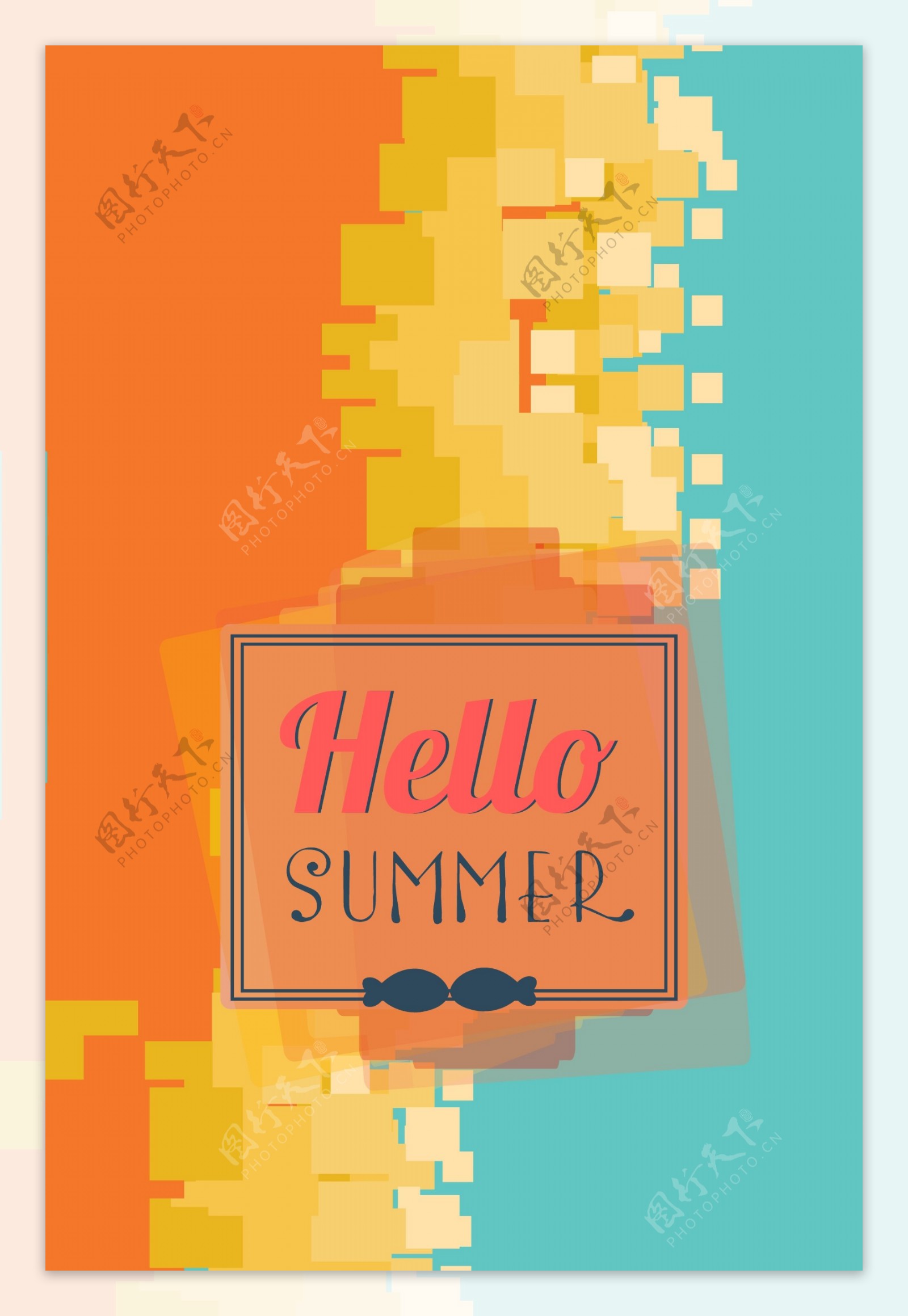 夏季summer海报设计图片