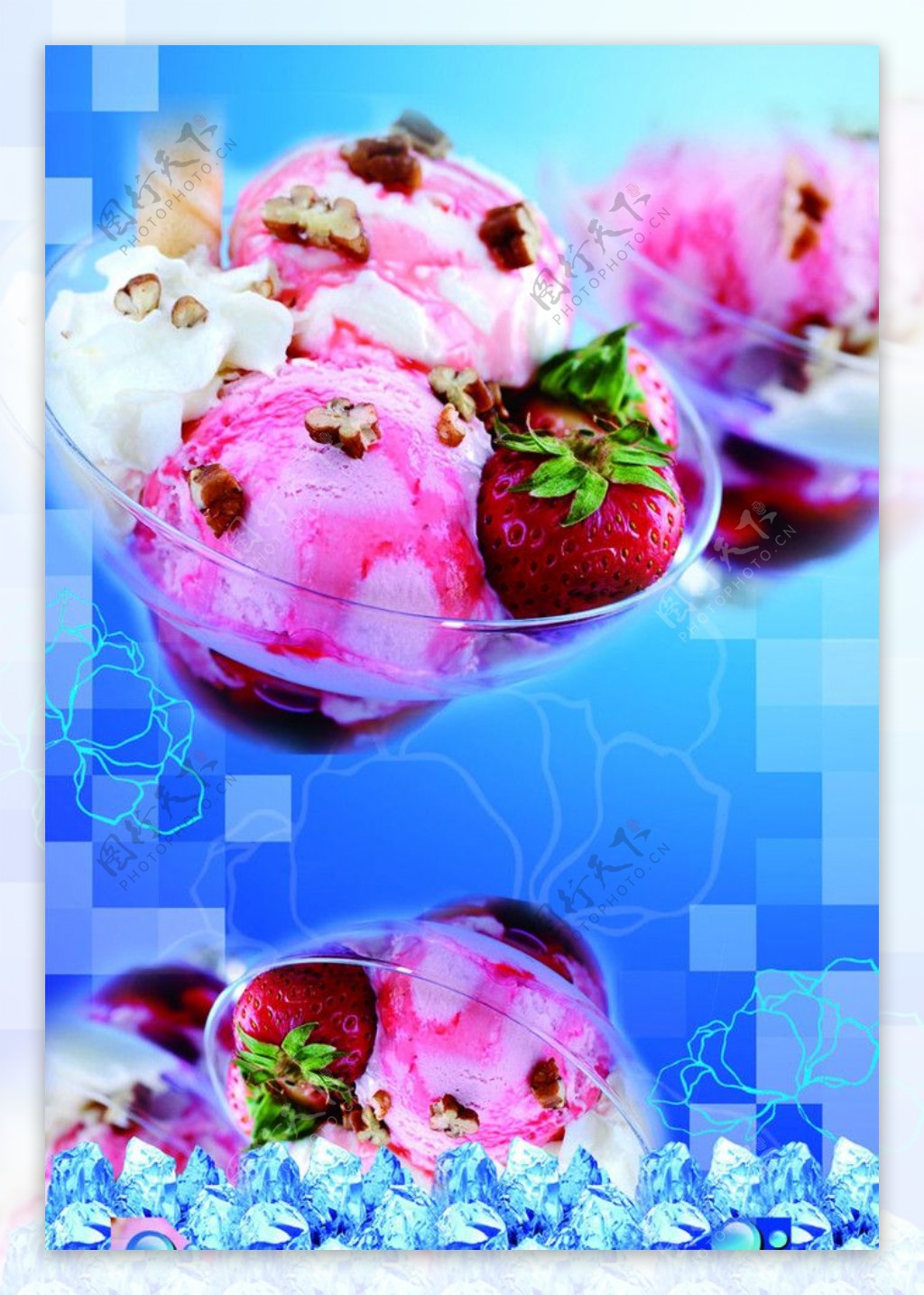 冰淇淋PSD图片