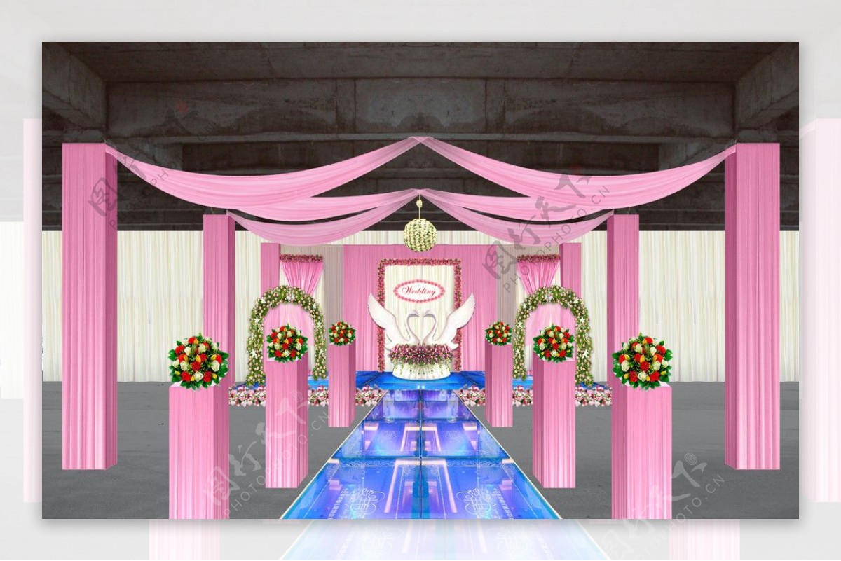 婚礼庆典舞台设计图片
