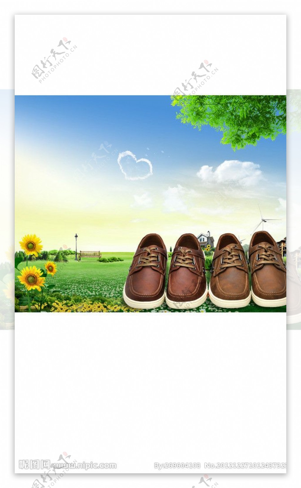 春天皮鞋广告图片