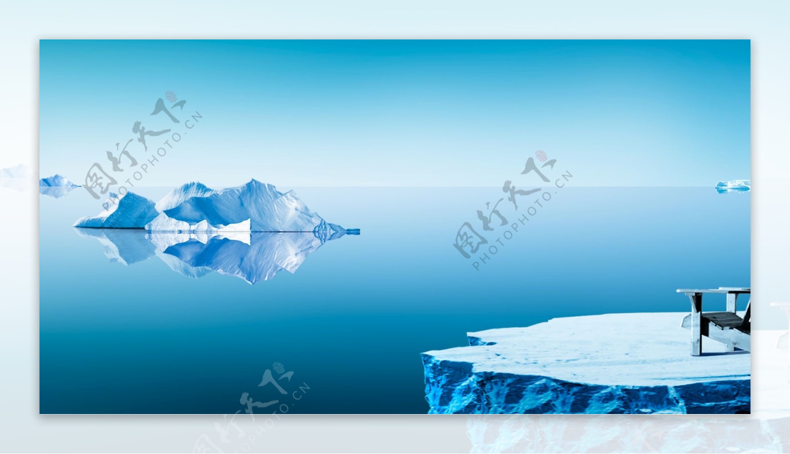 冰湖图片