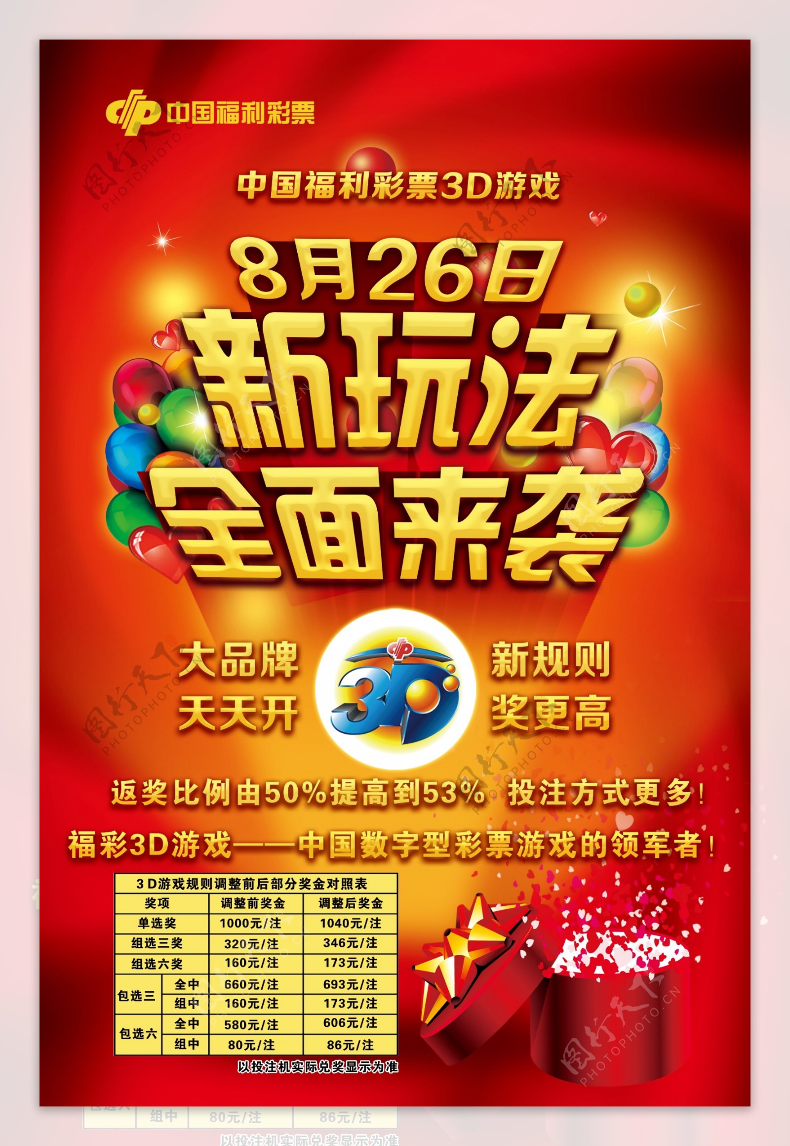 中国福利彩票海报图片