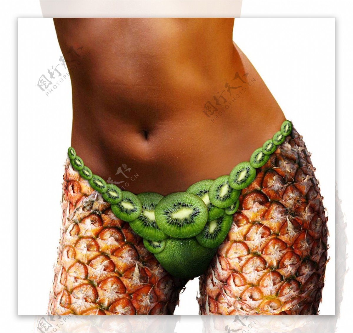 菠萝创意水果图片