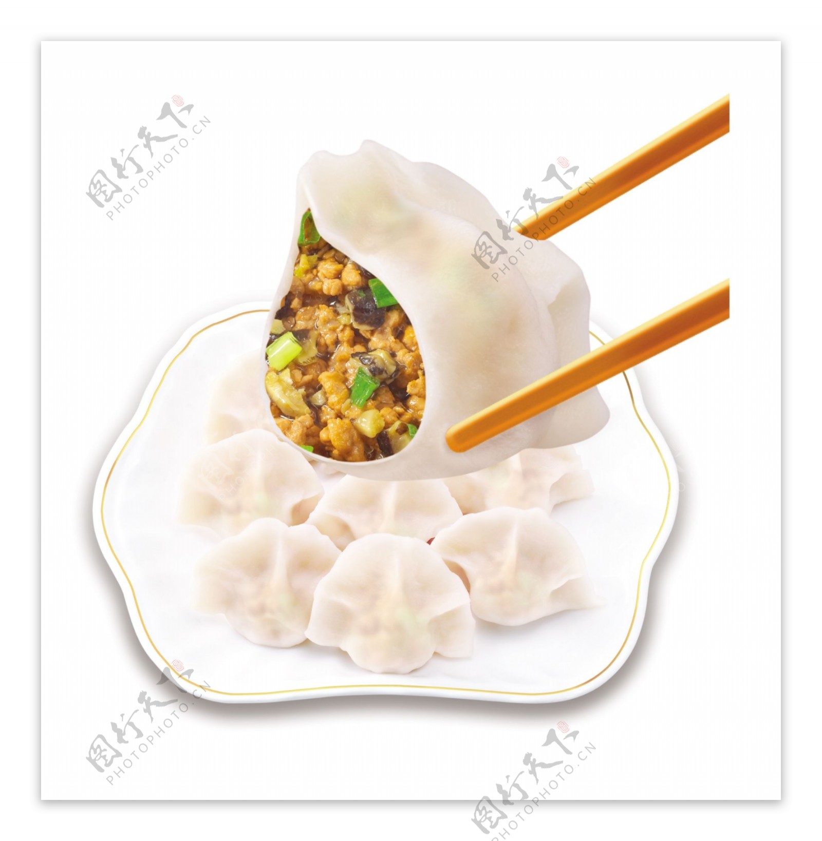 香菇水饺图片