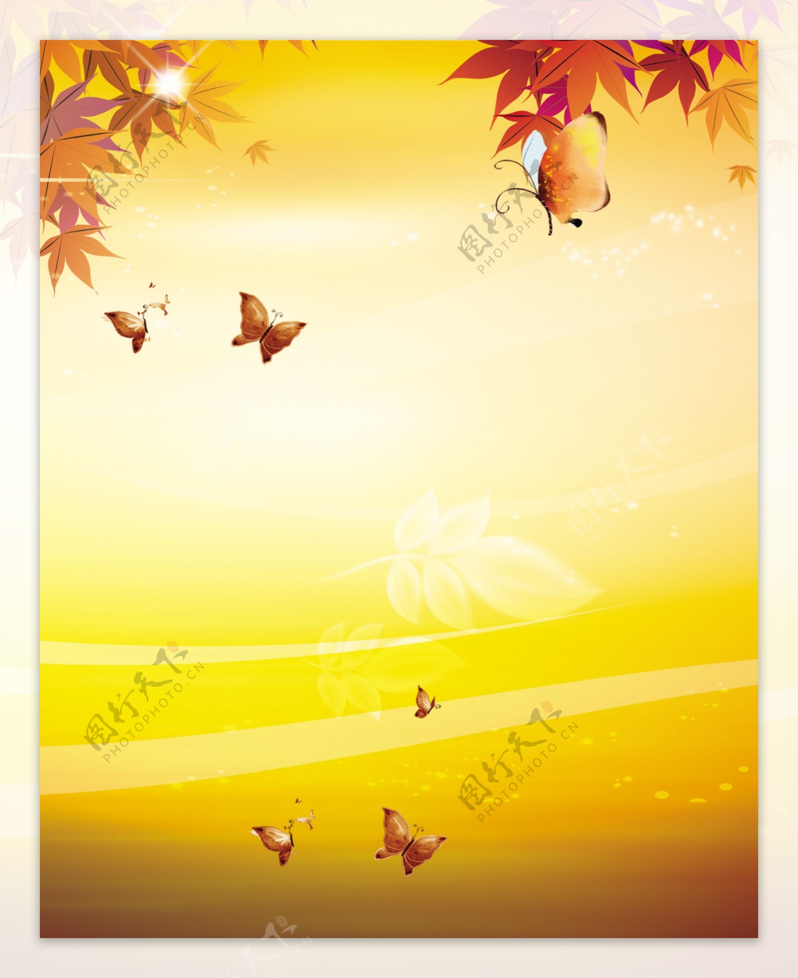 秋季海报图片