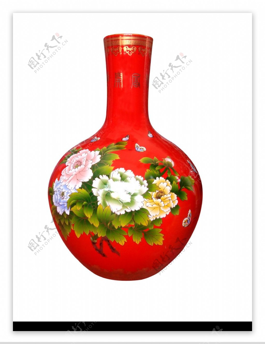 中国红赏瓶图片