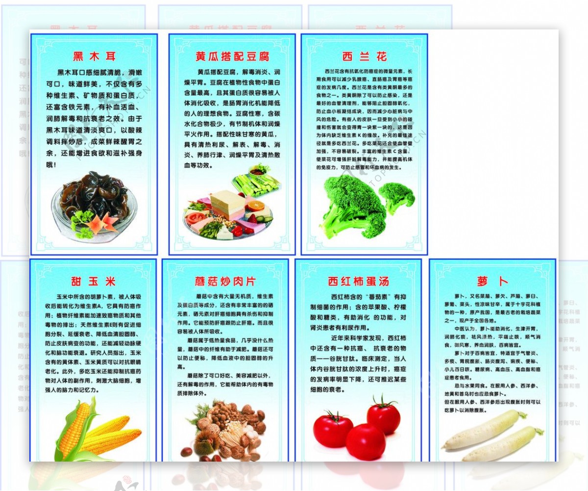 蔬菜水果营养图片