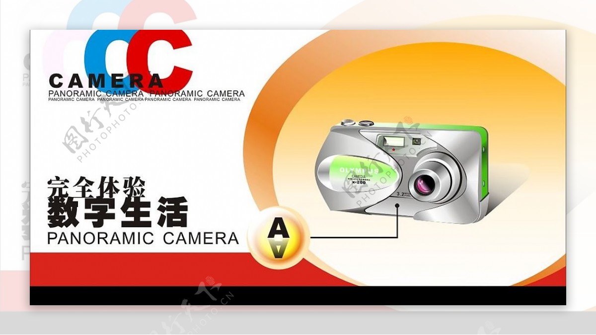 奥林巴斯相机宣传设计图片