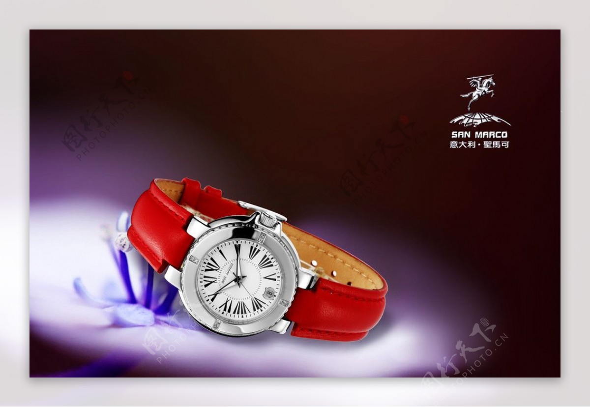 圣马可手表广告图片