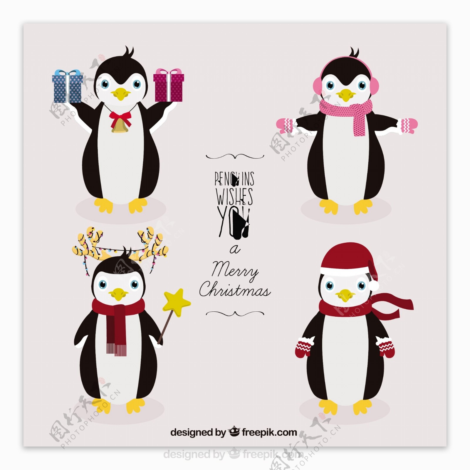 圣诞企鹅系列