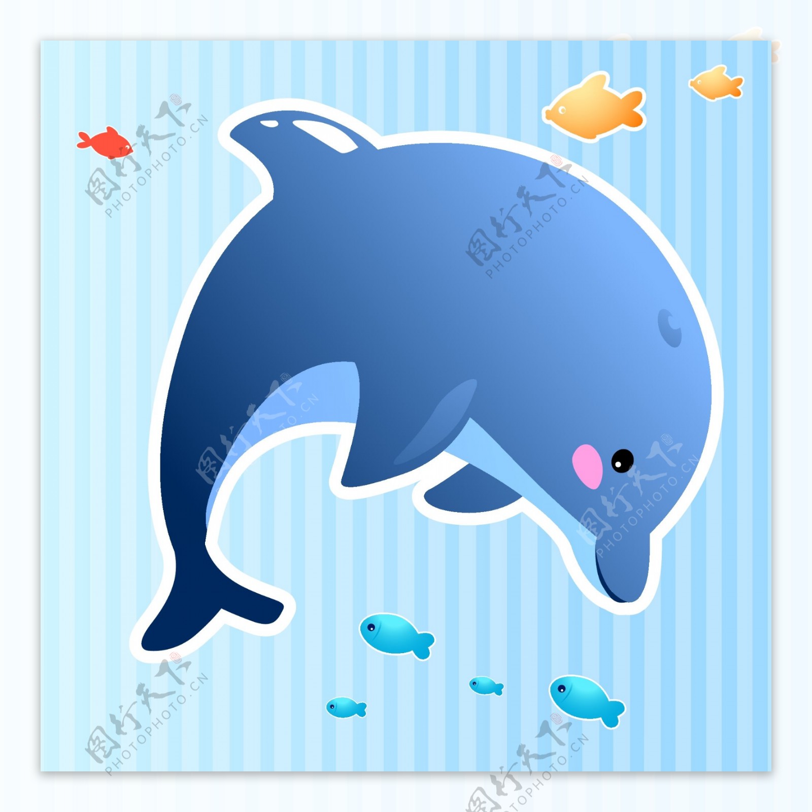 海豚|插画|儿童插画|海艺 - 原创作品 - 站酷 (ZCOOL)
