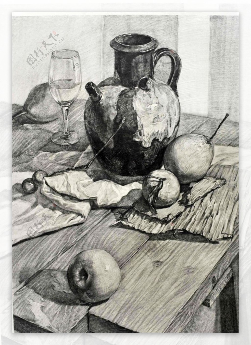 素描静物图片素材-编号22577091-图行天下