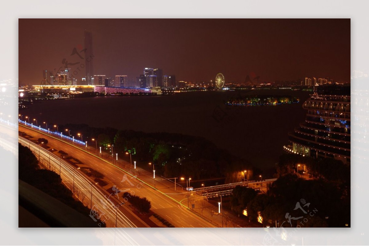 金鸡湖夜景