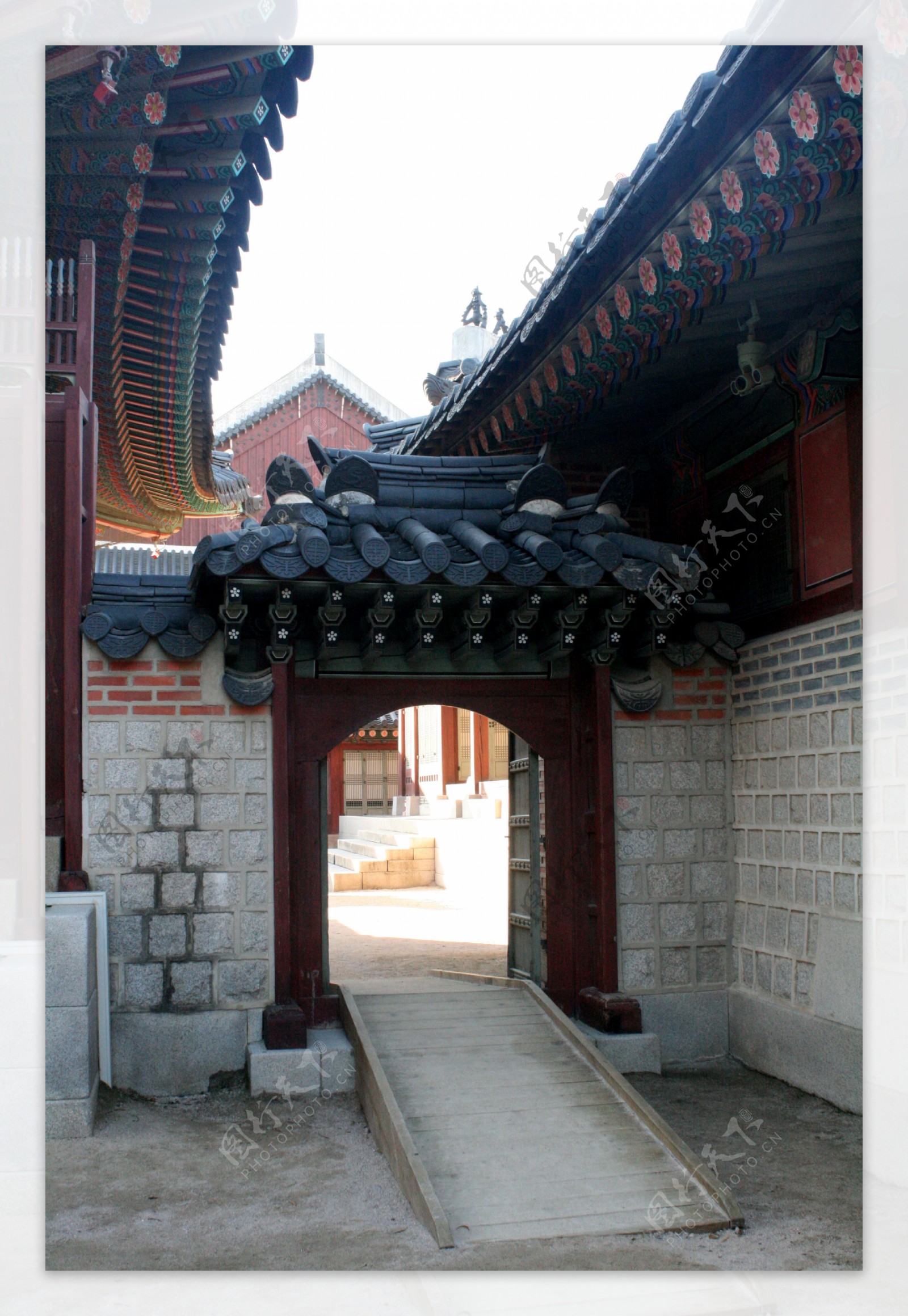 韩国建筑景福宫皇宫民俗