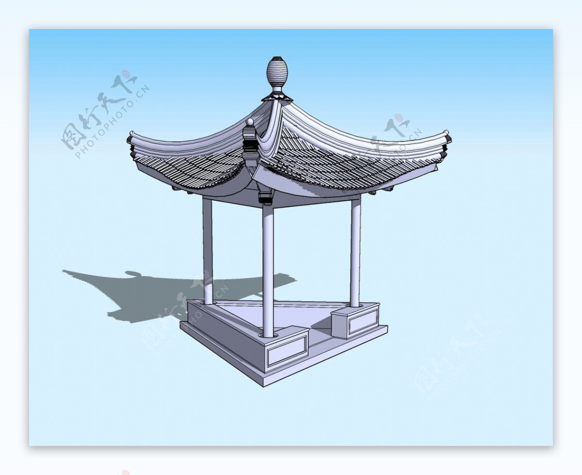 北京四合院3D模型