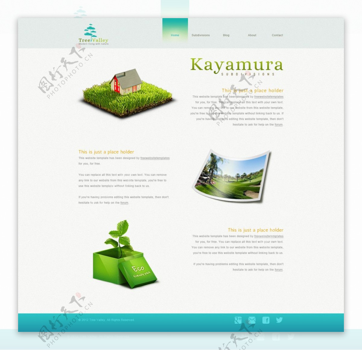 生态环保网页设计