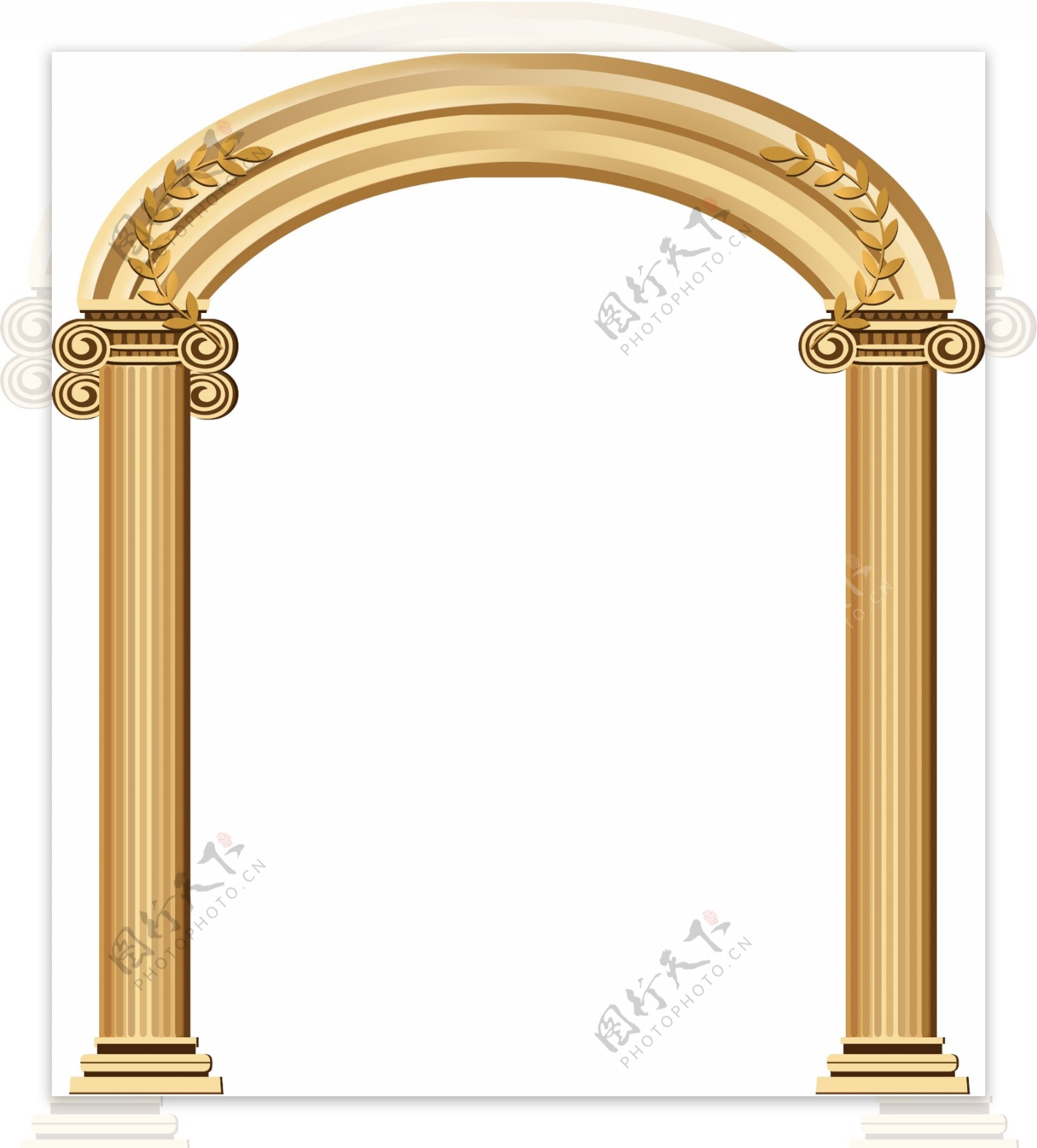 罗马柱子拱门