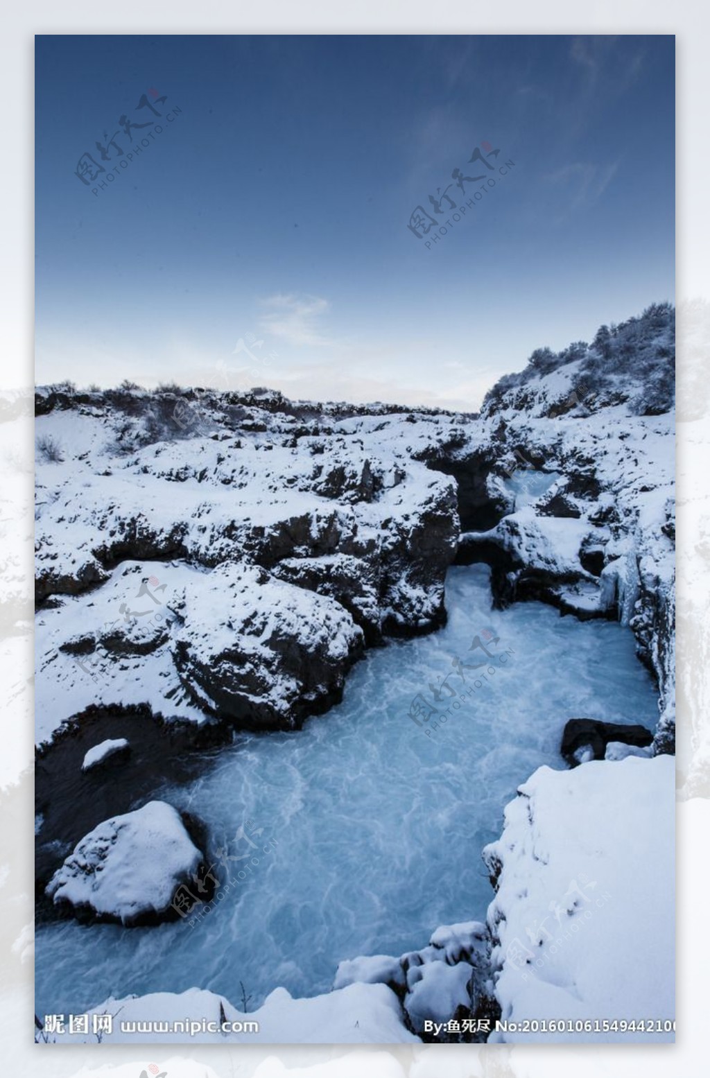 冰岛雪景