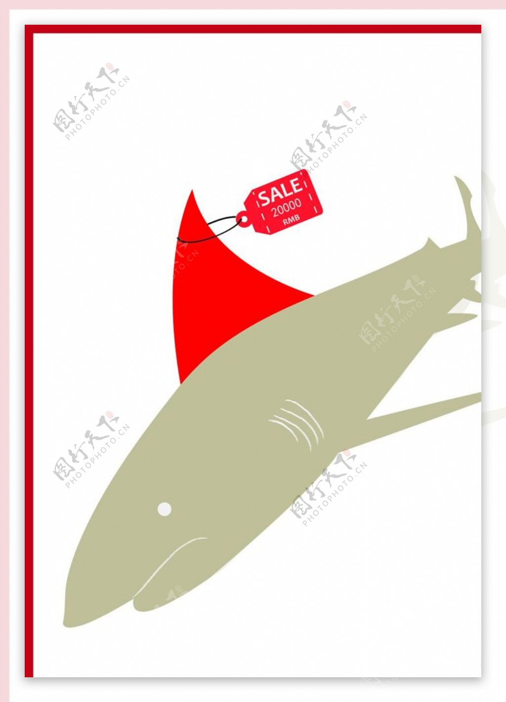 鲨鱼宣传活动模板源文件设计