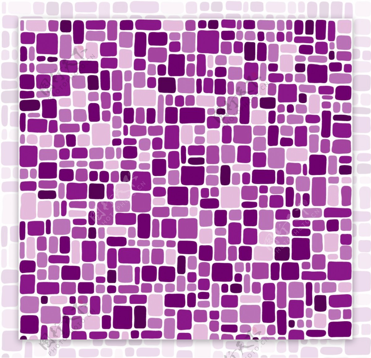 时尚紫色方块底纹