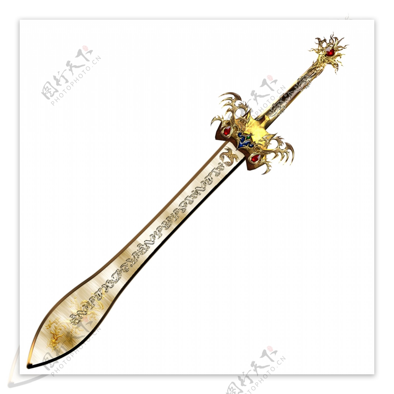 金属质感宝剑