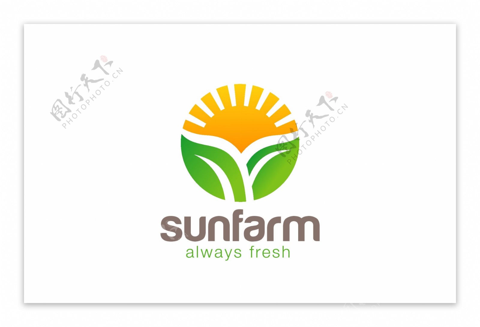 阳光绿叶logo